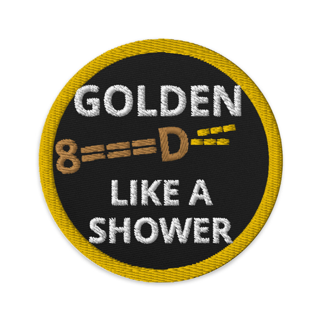 GOLDEN LIKE A SHOWER - Embroidered patches
DENIMandPATCHES