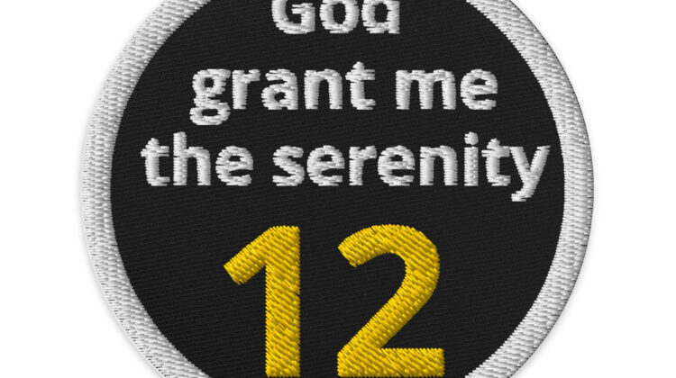 God grant me the serenity 12 - Embroidered patches DENIMandPATCHES