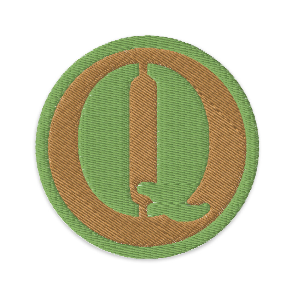 KEW BROWN and GREEN Embroidered patches
Denim and Patches