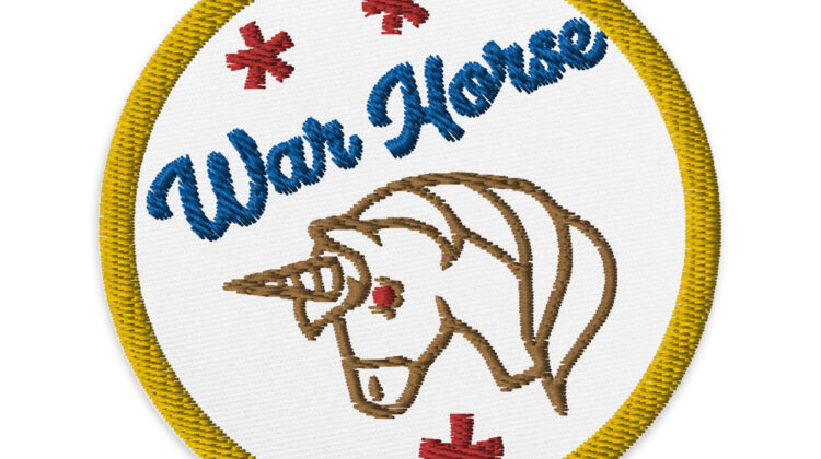 War Horse - Embroidered patches Denim and Patches