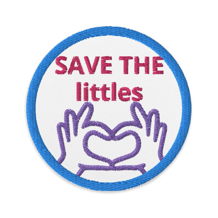 SAVE THE littles - Embroidered patches Denim and Patches