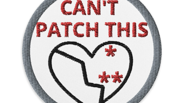 CAN'T PATCH THIS - Embroidered patches Denim and Patches