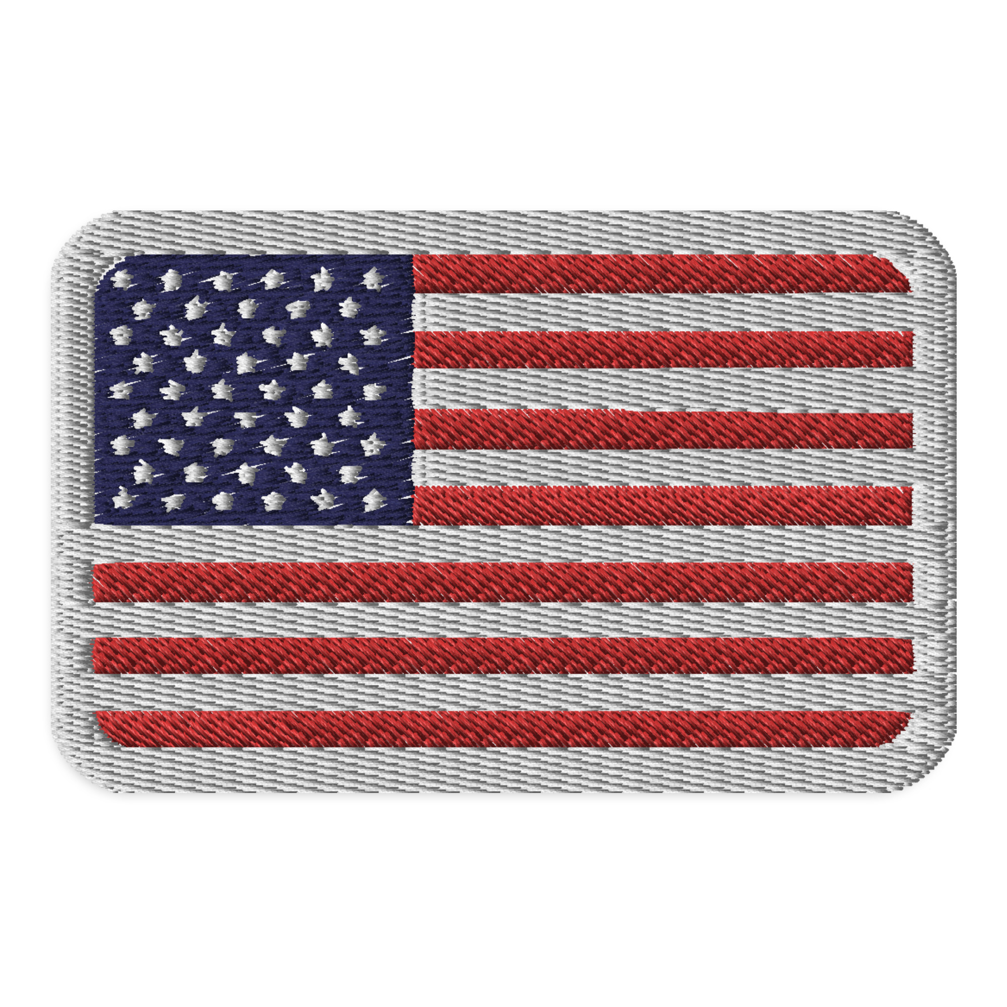 American Flag Embroidered Patches