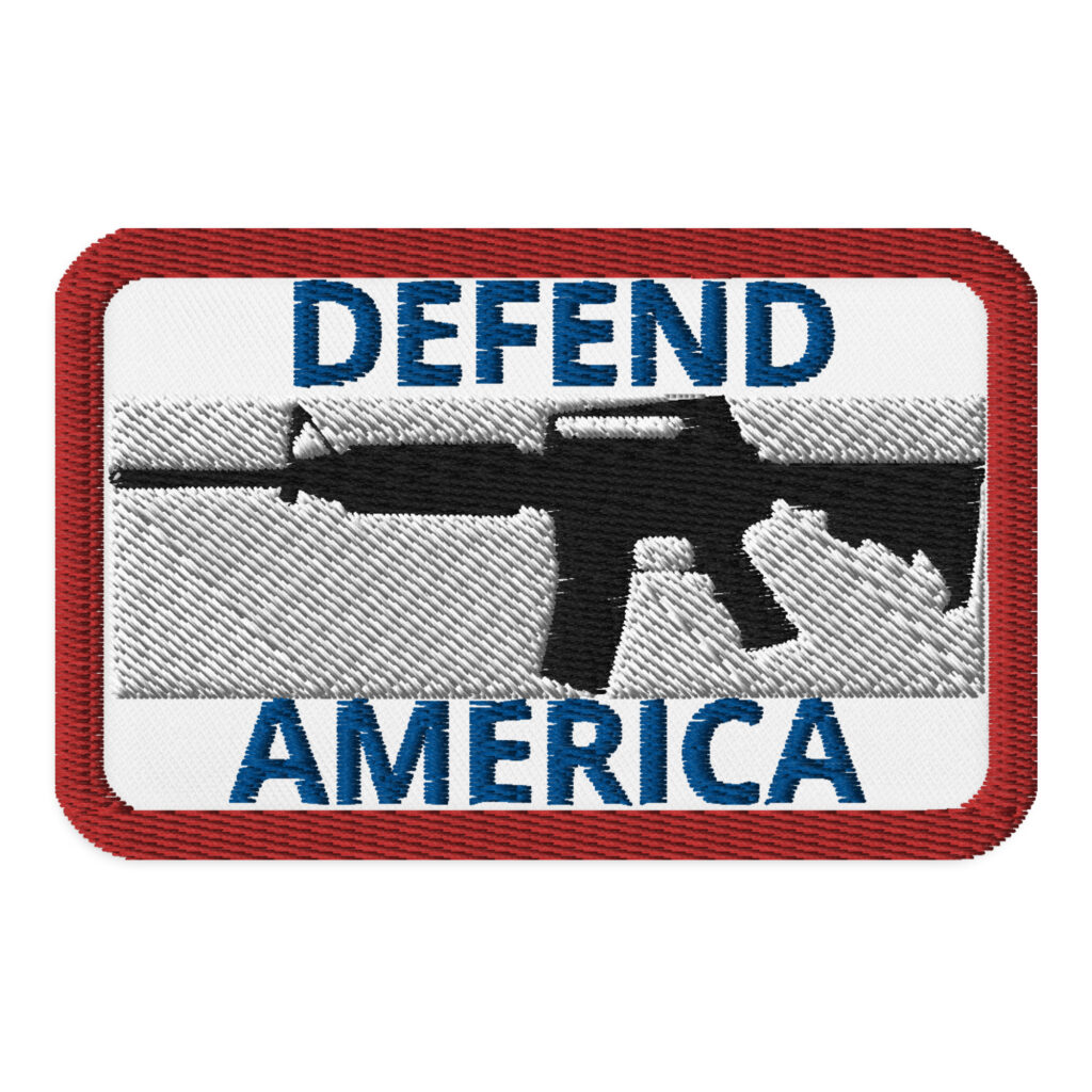 DEFEND AMERICA Embroidered patches
Denim and Patches