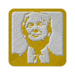 GOLD TRUMP Embroidered patches Denim and Patches