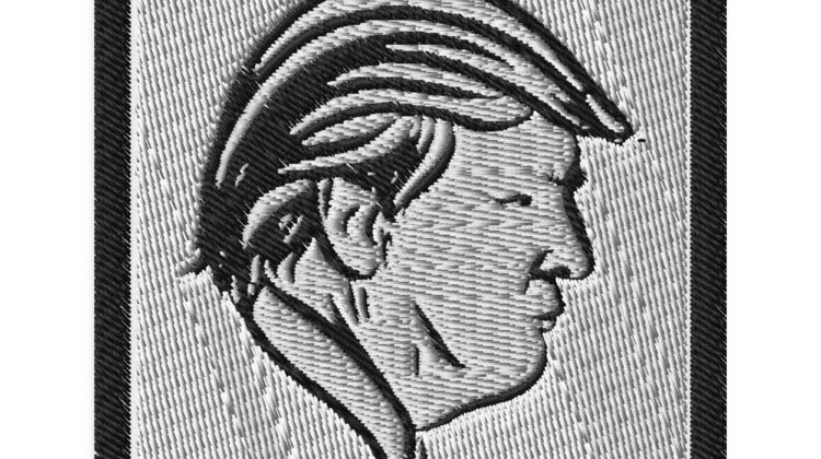 TRUMP Profile Embroidered patches Denim and Patches