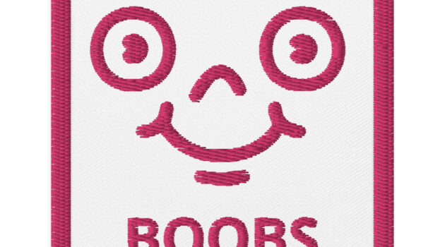 BOOBS Make People Happy Embroidered patches Denim and Patches