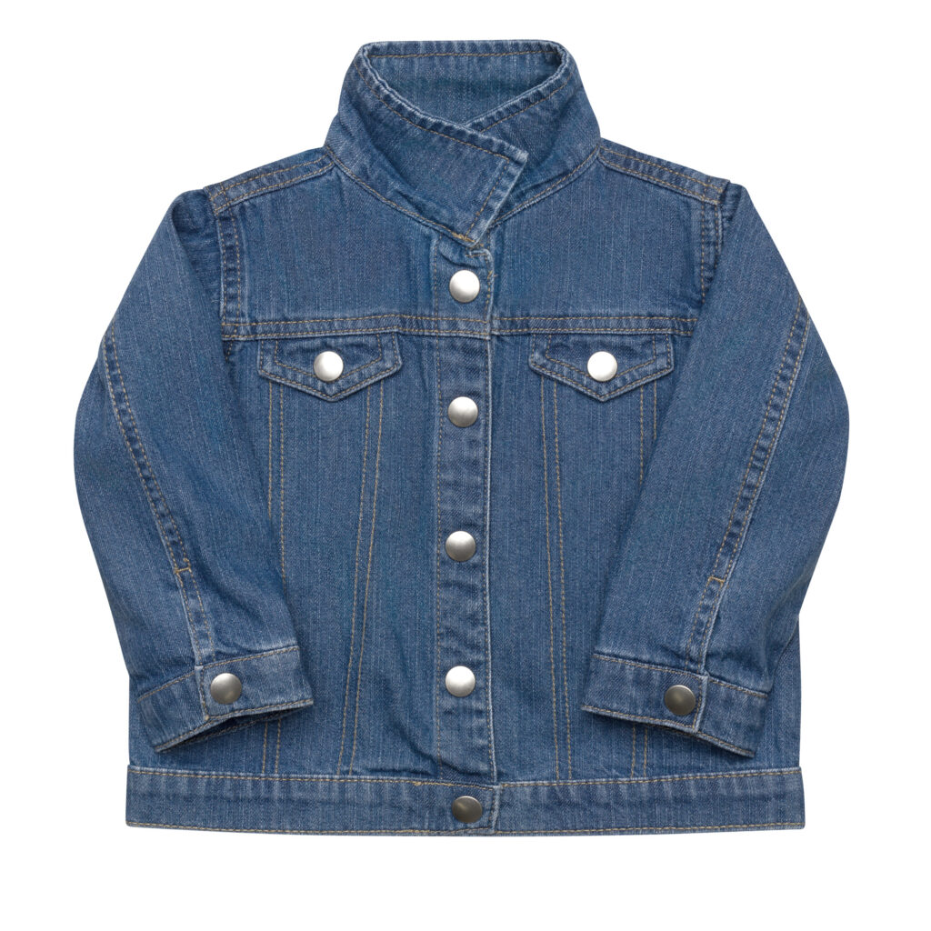 Toddler Organic Jacket Denim and Patches