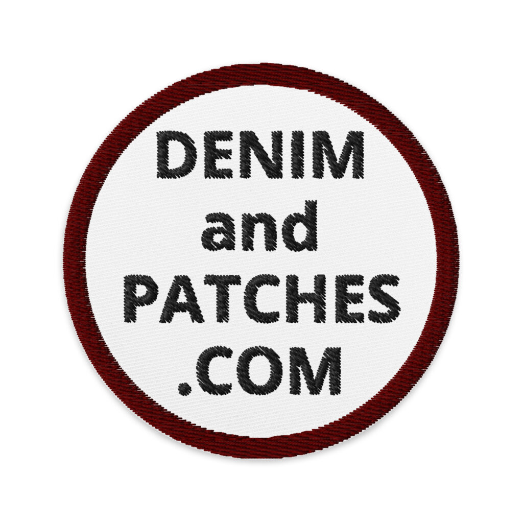 DENIMandPATCHES logo patch - denim and patches